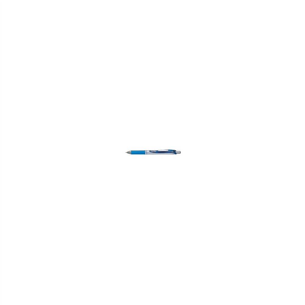 pentel energel xm klick bolígrafo retráctil con clip azul 12 pieza(s)