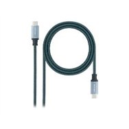 nanocable usb-c/m a usb-c/m 1.5m negro (10.01.4101-l150