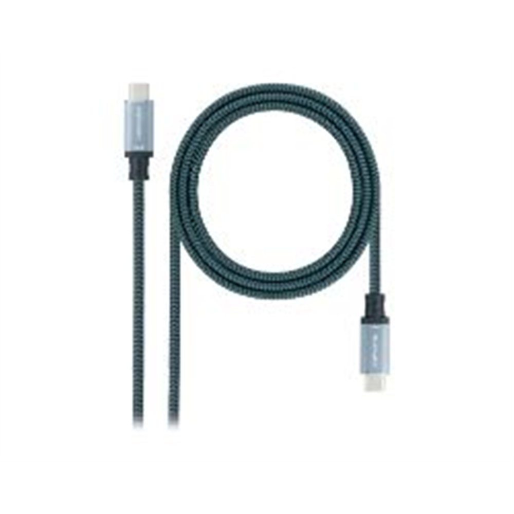 nanocable usb-c/m a usb-c/m 1.5m negro (10.01.4101-l150