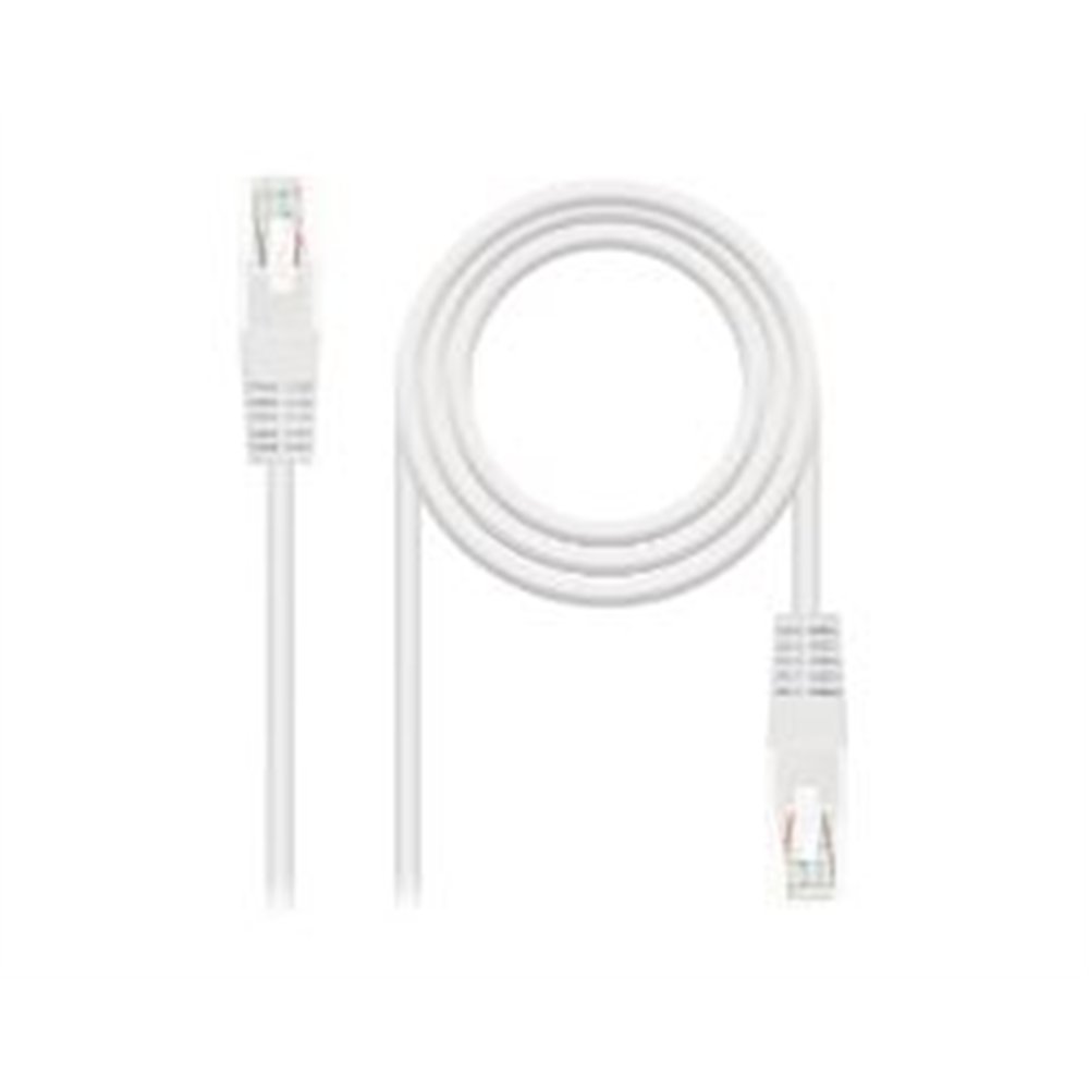 nanocable rj45 cat.5e utp awg24 1m blanco(10.20.0101-w)