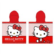 poncho toalla hello kitty microfibra