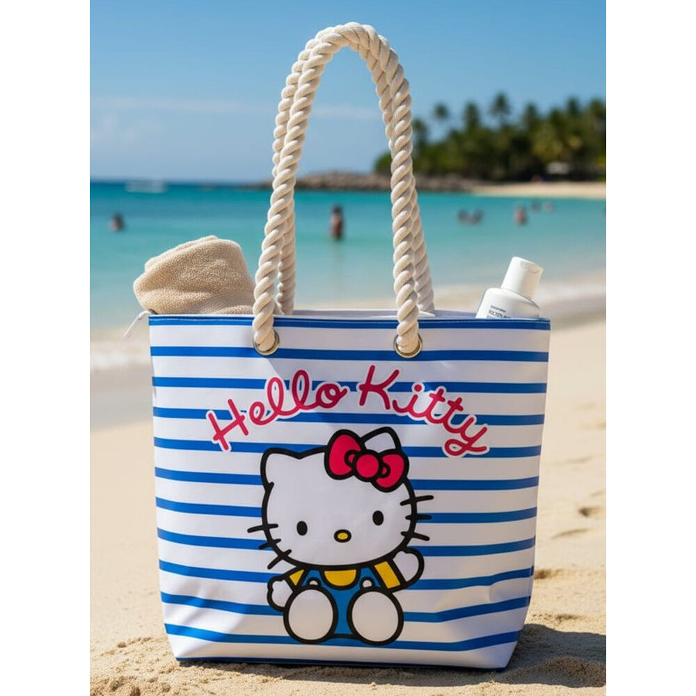 bolsa playa hello kitty