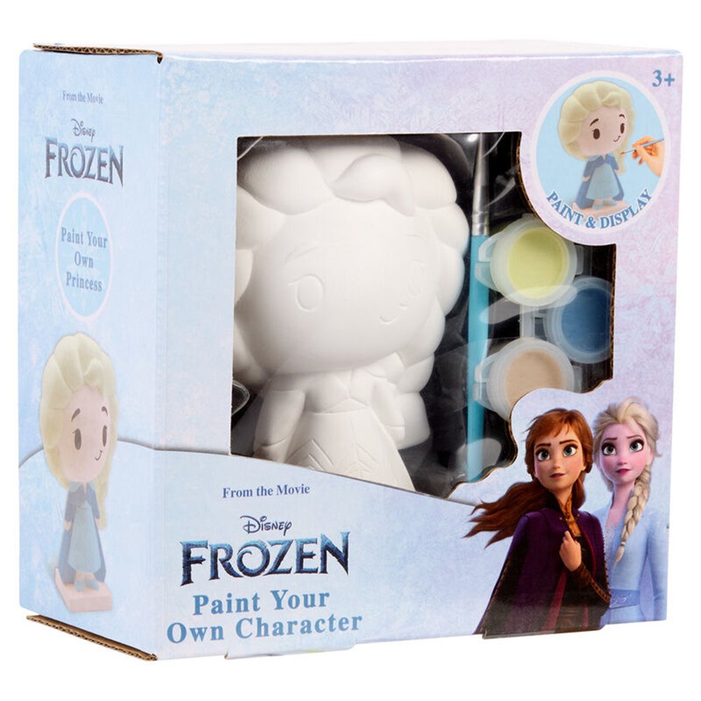figura yeso para pintar frozen disney