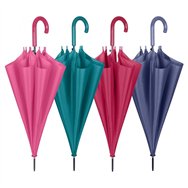 paraguas automatico color liso 61cm surtido