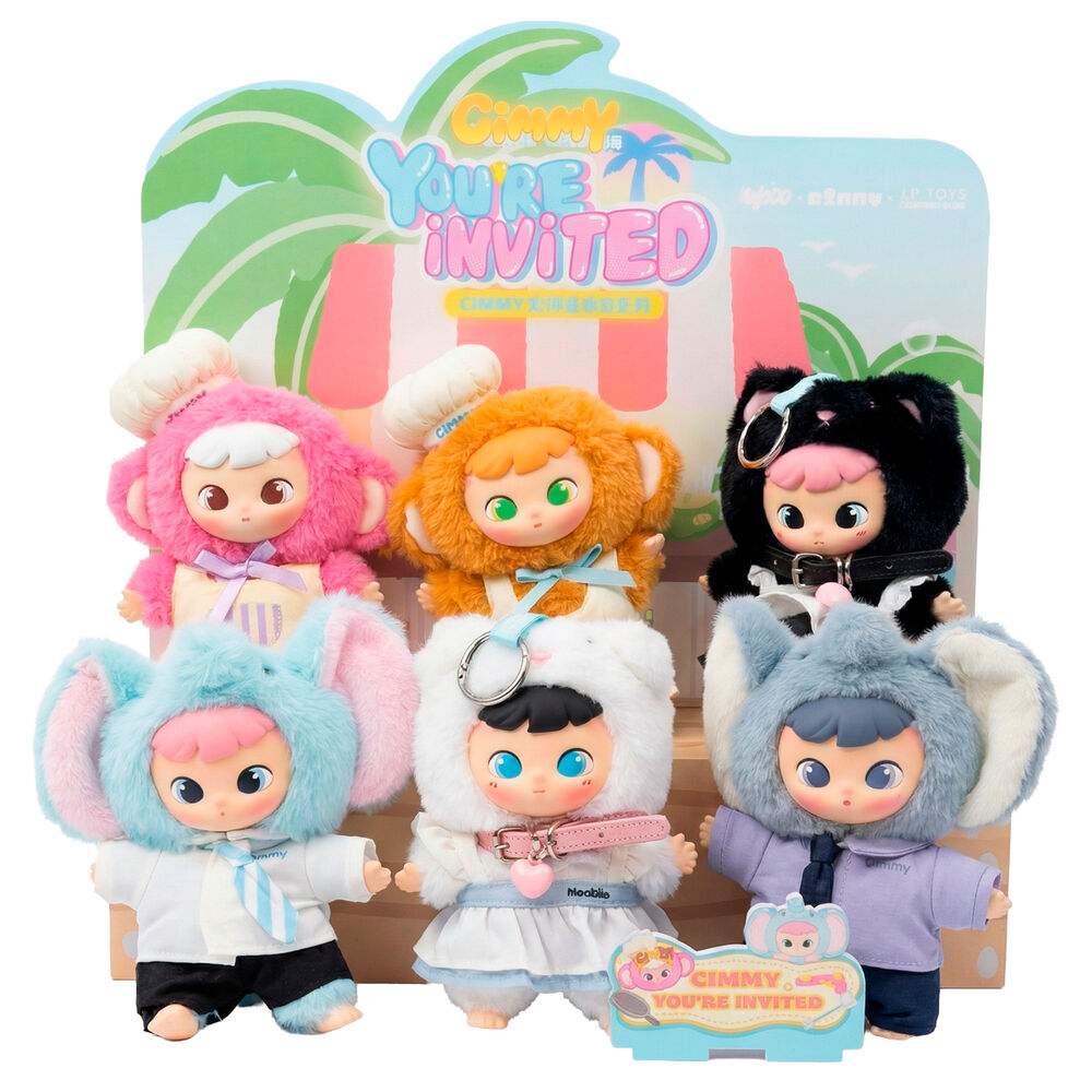 muñeco llavero sorpresa blind box cimmy you're invited series 17cm surtido