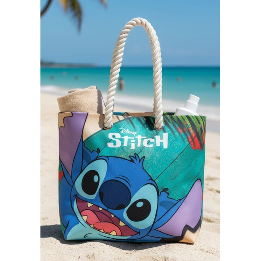 bolsa playa stitch disney