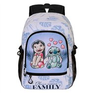 mochila couple stitch disney 44cm adaptable