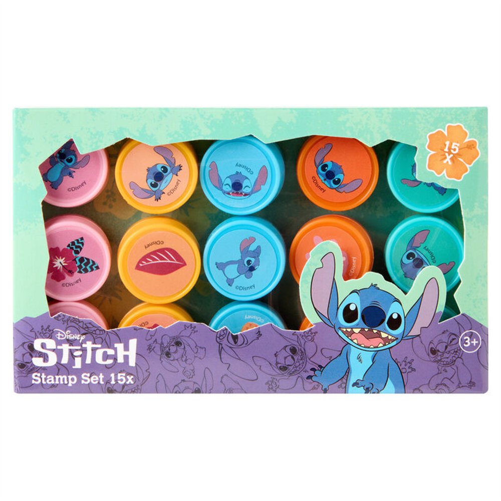 blister 15 sellos stitch disney