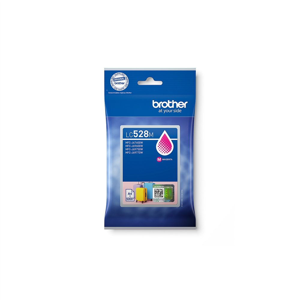 brother lc528m cartucho de tinta 1 pieza(s) original magenta