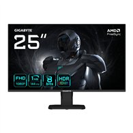 gigabyte gs25f14 monitor gaming fhd de 25” - 1920 x 1080, 144hz, 1ms, 300 cd/m², display hdr 10, hdmi 2.0, displayport 1.2