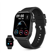 ksix smartwatch urban move, pantalla amoled 2.06", autonomía 5 días, modo deporte y salud, manos libres, ip67, negro