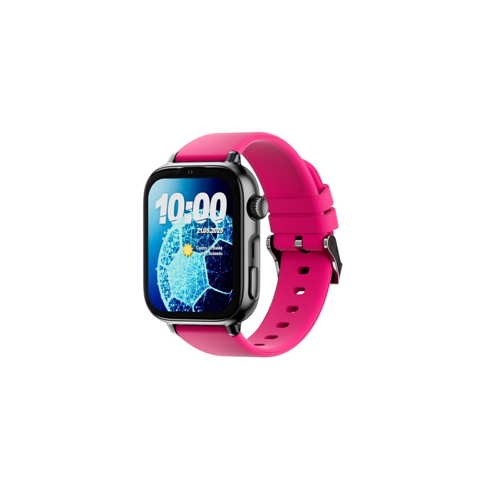 savefamily savewatch plus 2 reloj inteligente para niños 4g esfera negra correa silicona lollipop