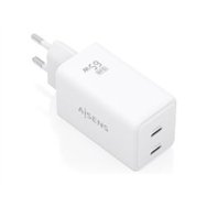 cargador pared aisens gan 65w 2xusb-c (asch-65w2p078-w)
