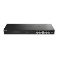 switch d-link 16xrj45 2xsfp poe negro (dgs-1018p/e)