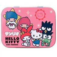 caja metal tiritas hello kitty & friends