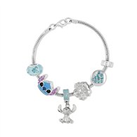 pulsera charm stitch disney plata
