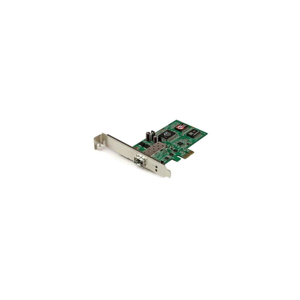 startech.com tarjeta pci express adaptadora de red gigabit con 1 puerto sfp abierto - nic ethernet pci-e de fibra