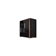 lian li lancool lan217x carcasa de ordenador midi tower negro, madera