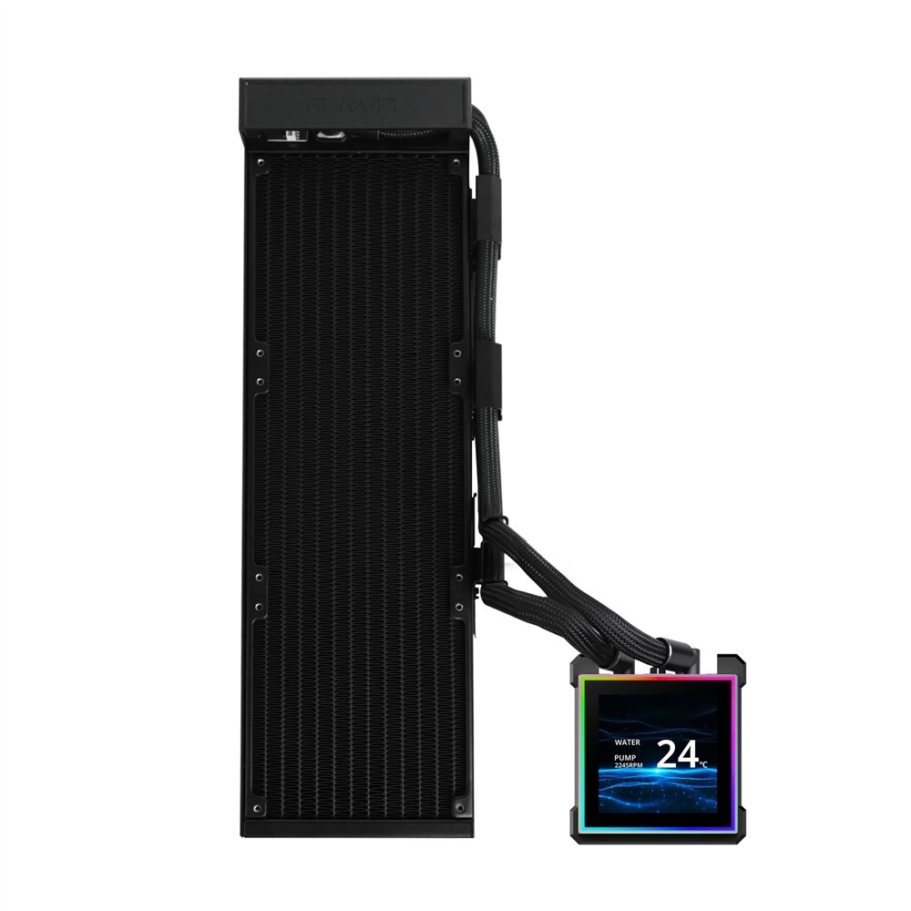 lian li hydroshift ii lcd-s 360 fanless procesador kit de refrigeración líquida negro 1 pieza(s)