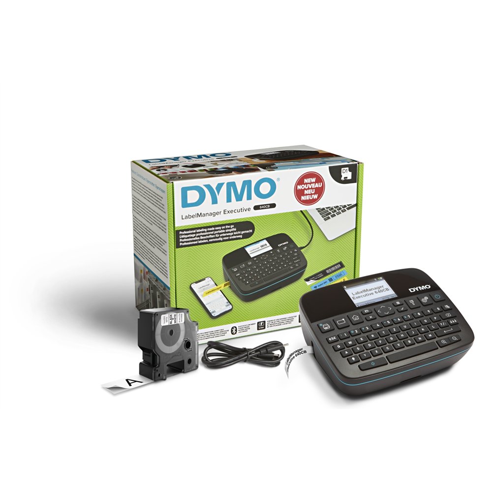 dymo labelmanager labelwriter 640cb portable & rechargeable label maker with dual connectivity - 2197370 impresora de etiquetas 