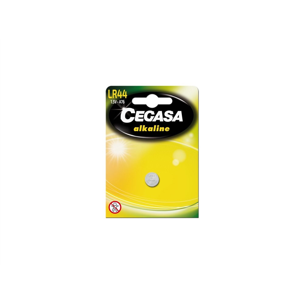 cegasa 021488 pila doméstica batería de un solo uso lr44 alcalino