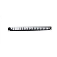 phasak panel frontal 19" rj45 24p ftp cat.6 dual block rj45 - pa 3524