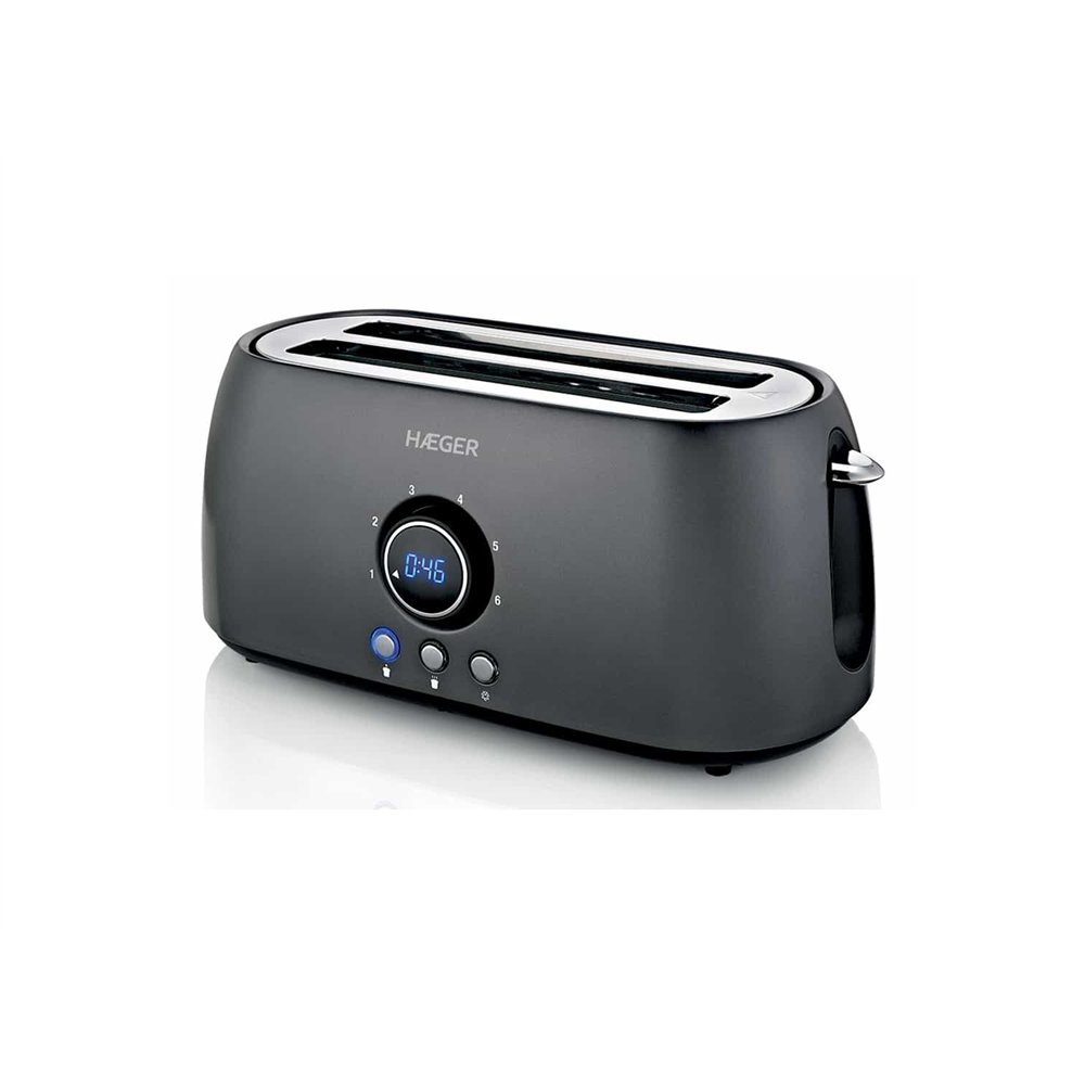 haeger to-14d.013a tostadora 6 1400 w negro