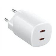cargador de pared xiaomi 45w 2xusb-c blanco (bhr087oeu)
