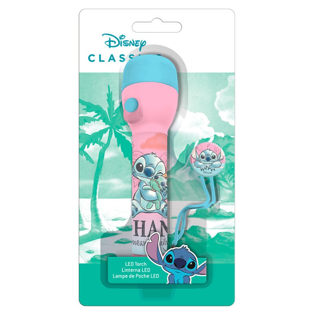 linterna led grande stich disney