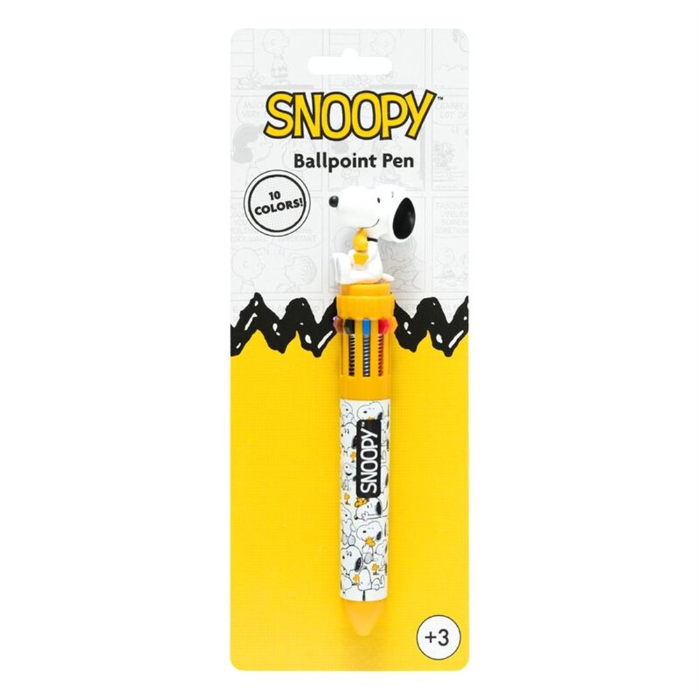 boligrafo 3d 10 colores lazy days snoopy