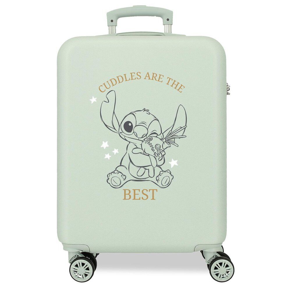 maleta trolley abs cuddles are the best stitch disney 55cm