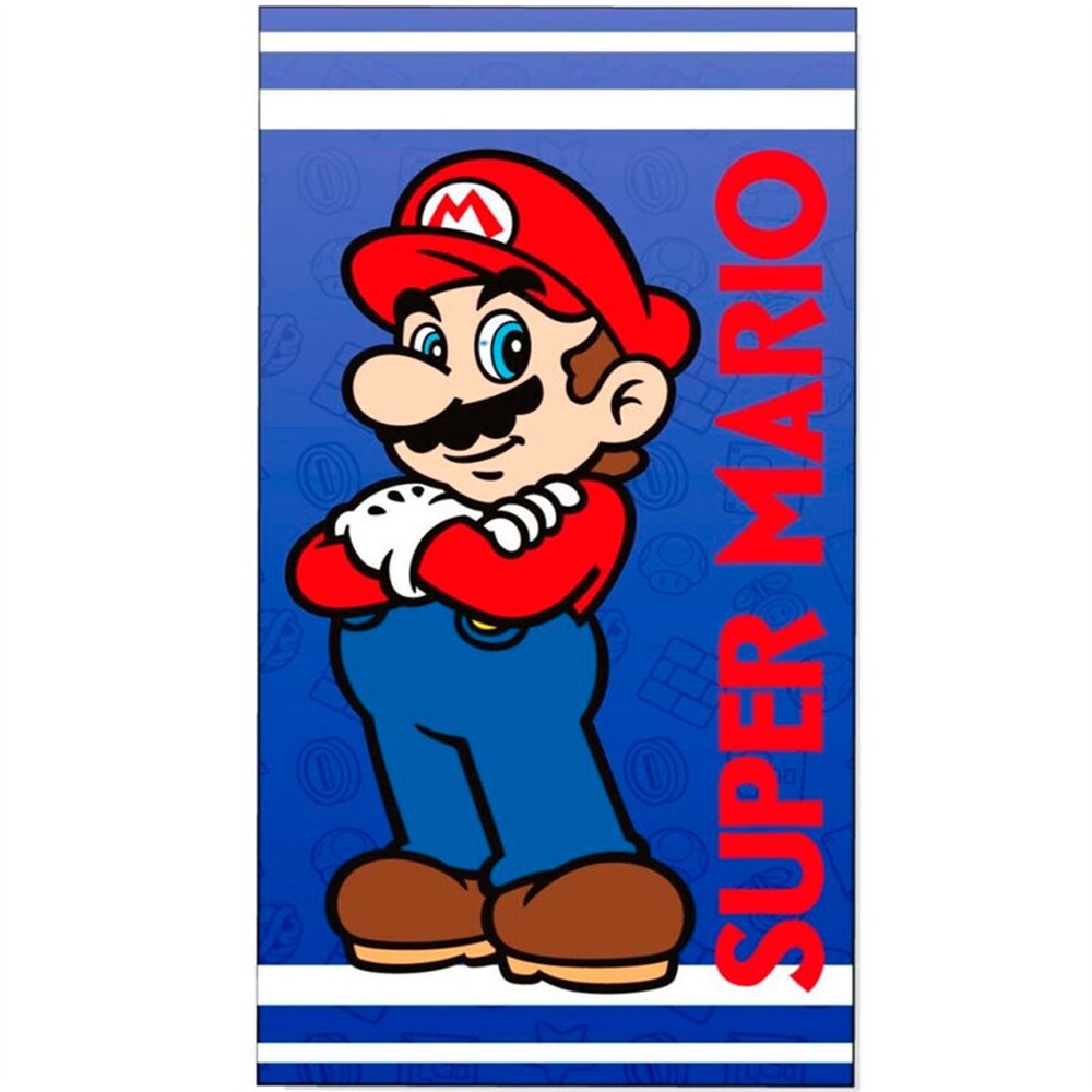 toalla super mario bros algodon