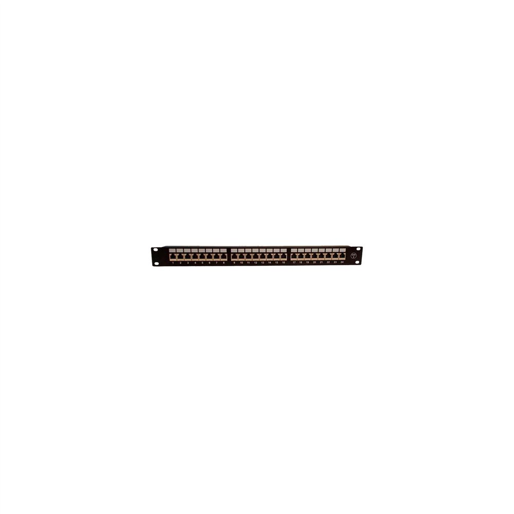 powergreen pat-06024-ft patch panel 24 puertos cat 6 ftp
