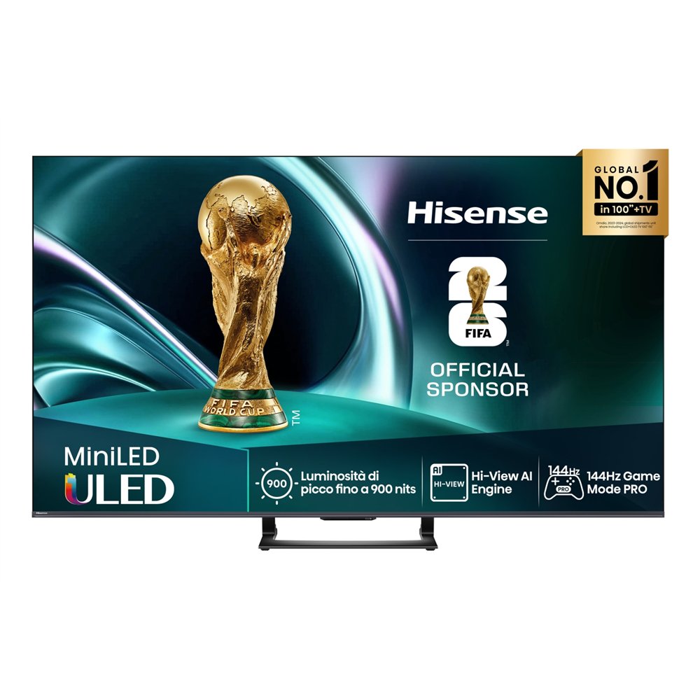 hisense 50u7q 127 cm (50") 4k ultra hd smart tv wifi negro 450 cd / m²