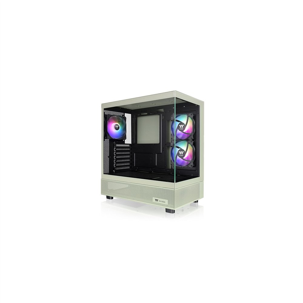thermaltake view 270 plus tg argb matcha green midi tower verde