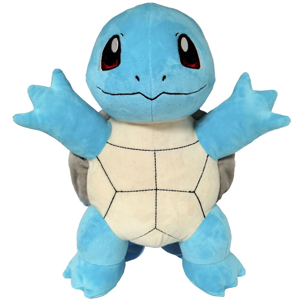 mochila peluche squirtle pokemon 36cm
