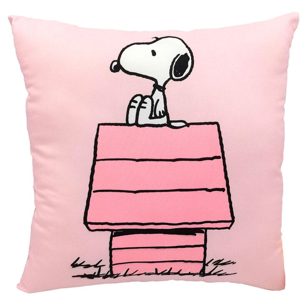 cojin caseta rosa snoopy