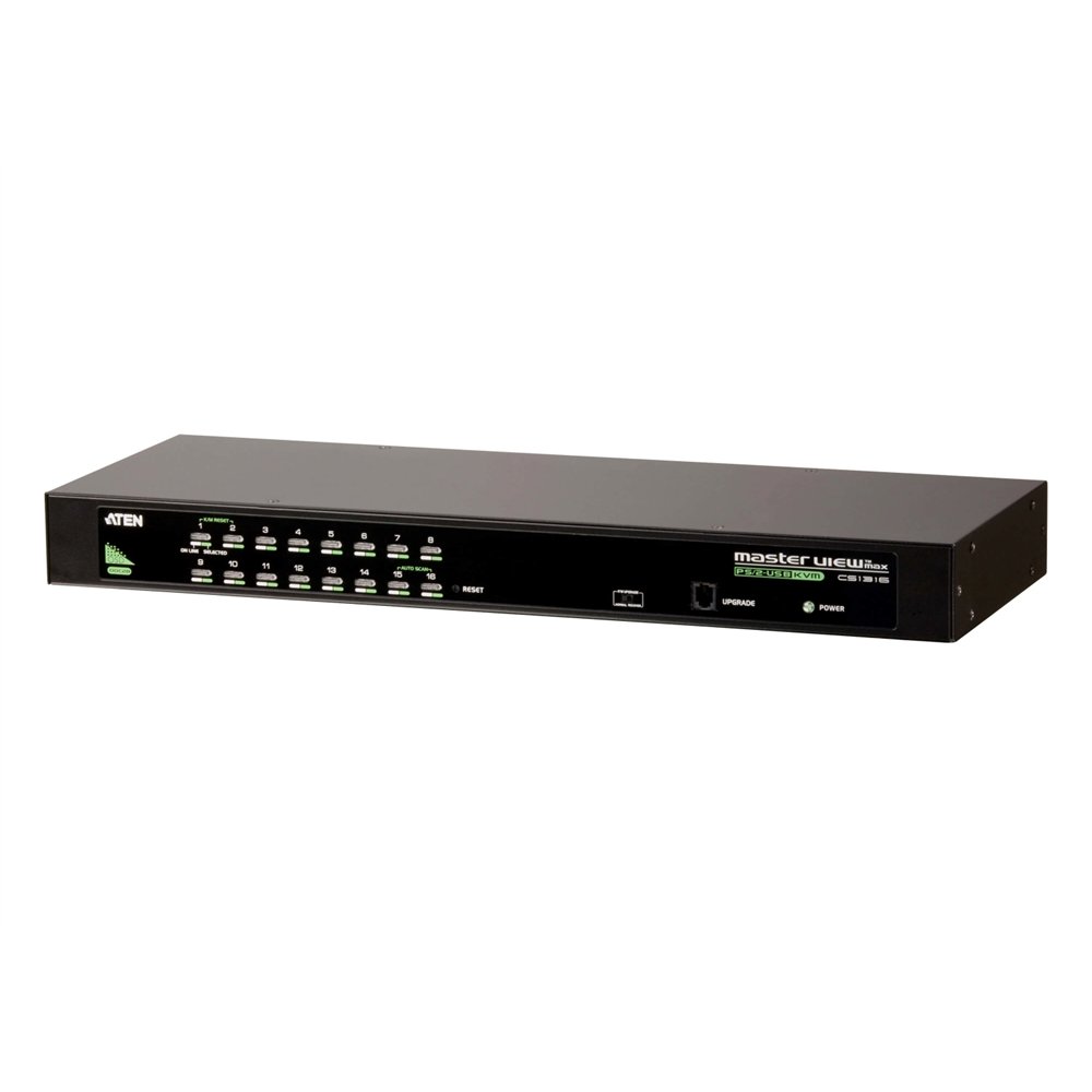 aten switch kvm vga ps/2-usb de 16 puertos