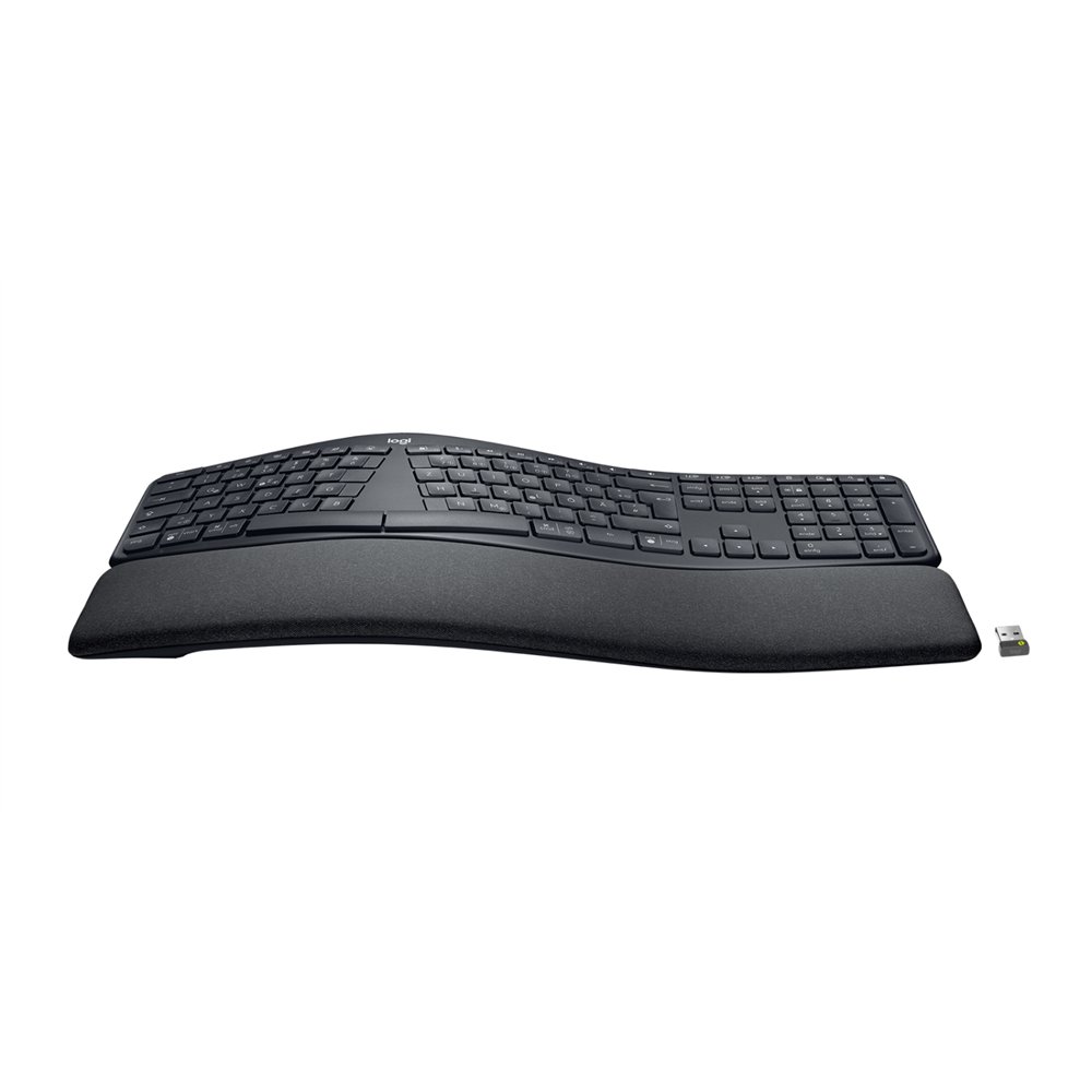 logitech 920-010345 teclado oficina bluetooth alemán grafito