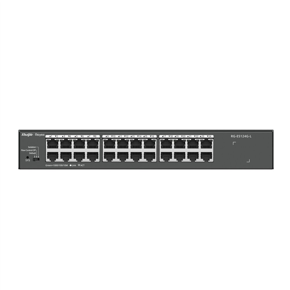 ruijie networks rg-es124g-l switch no administrado l2 gigabit ethernet (10/100/1000) negro