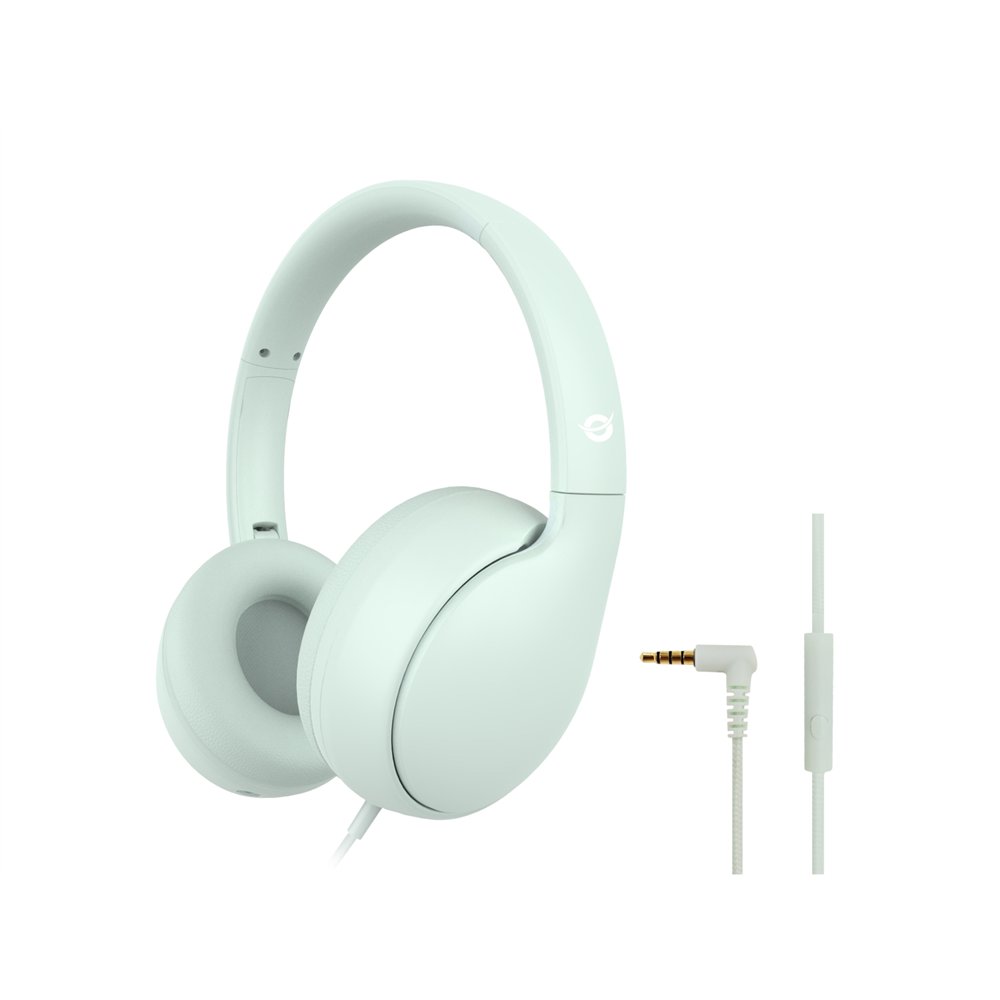 conceptronic parris04gt auricular y casco auriculares alámbrico diadema llamadas/música verde claro