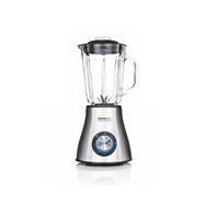 haeger lq-600.007a licuadora 1,5 l batidora de vaso 600 w negro, acero inoxidable, transparente