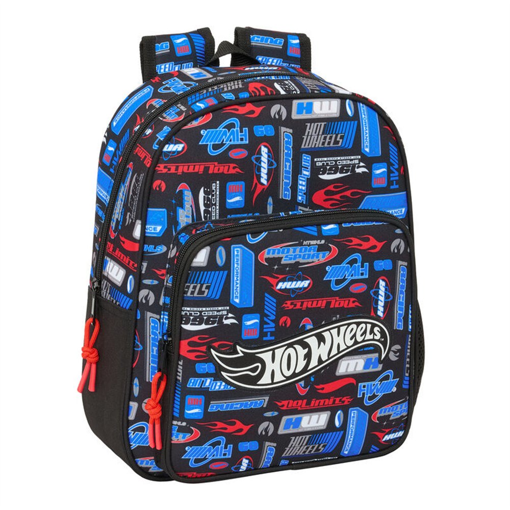 mochila hot wheels 33cm adaptable