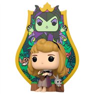 figura pop deluxe disney la bella durmiente aurora maleficent stained glass
