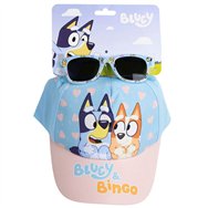 set gorra + gafas sol bluey