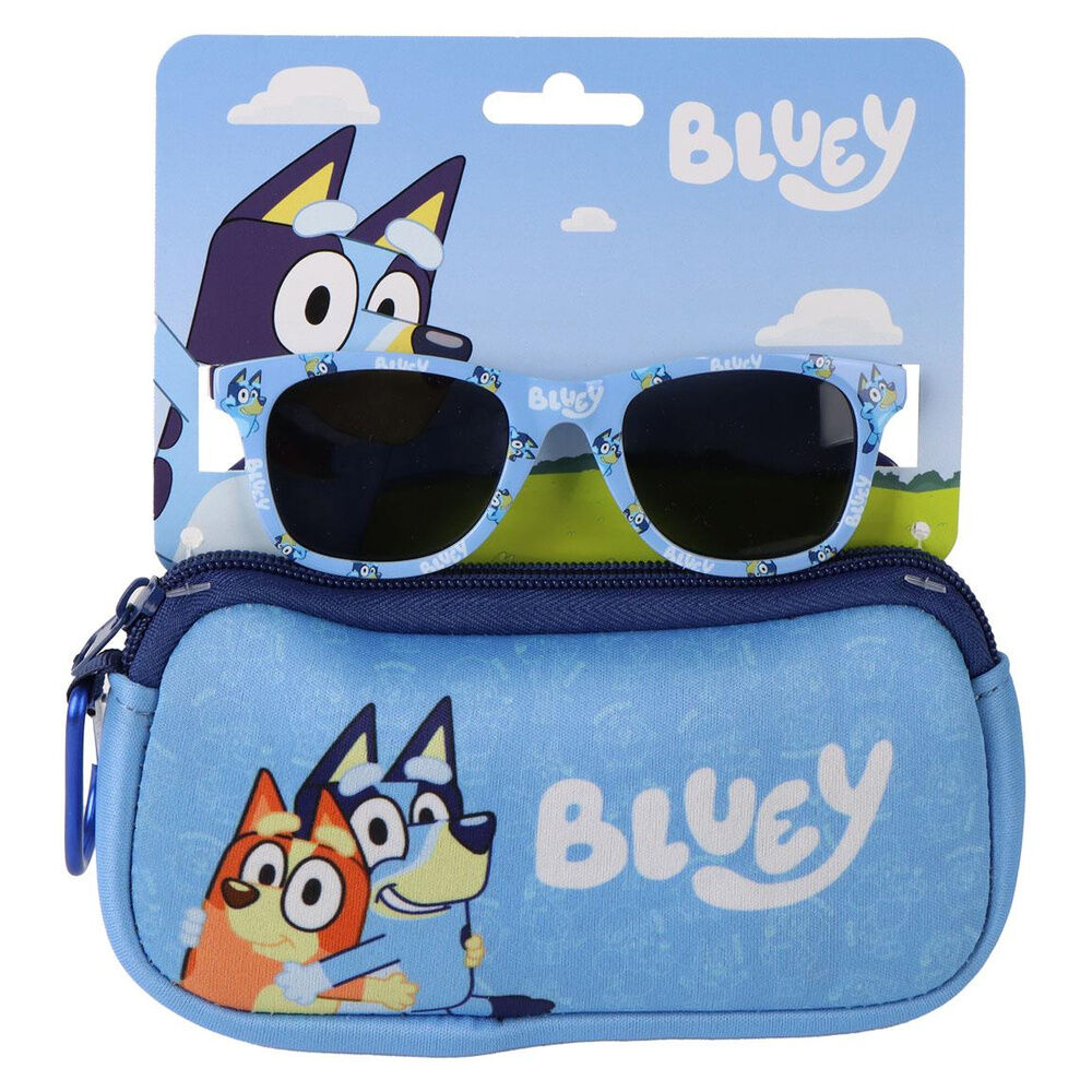 gafas sol + funda bluey