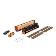 replica diorama tren fast & furious