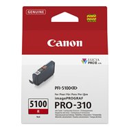 canon pfi-5100 r cartucho de tinta 1 pieza(s) original rojo