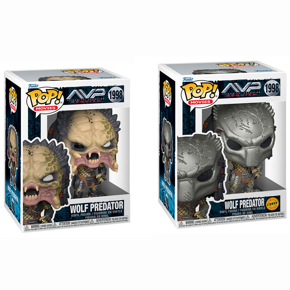 figura pop alien vs predator requiem wolf predator 5 + 1 chase