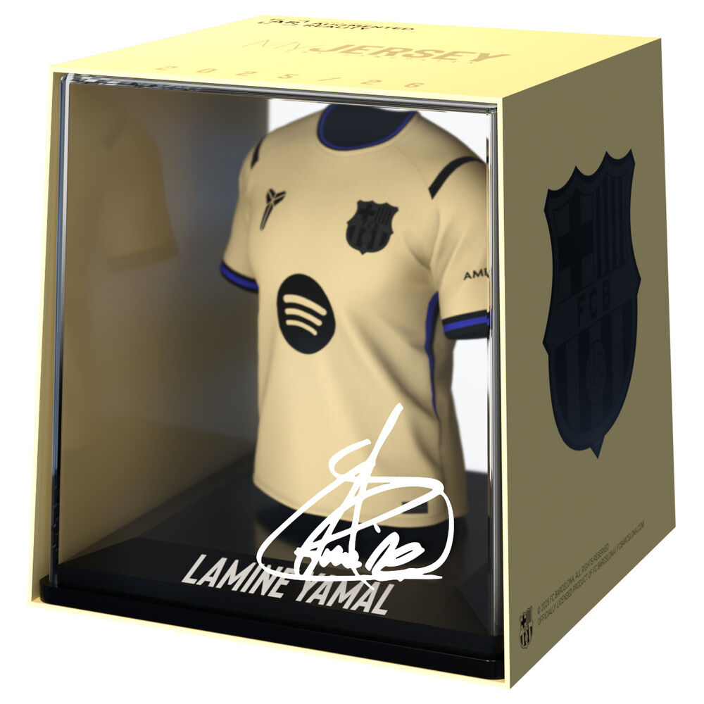 figura mini camiseta lamine yamal fc barcelona